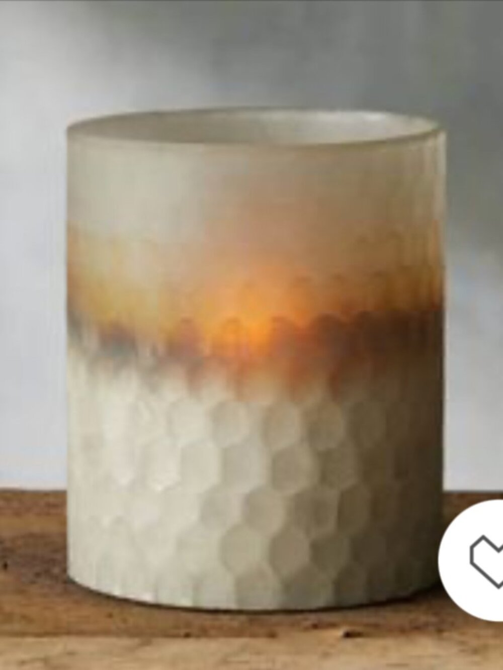 SET OF 2 - Dawn Artisan Crafted Glass Cylinder ARHAUS